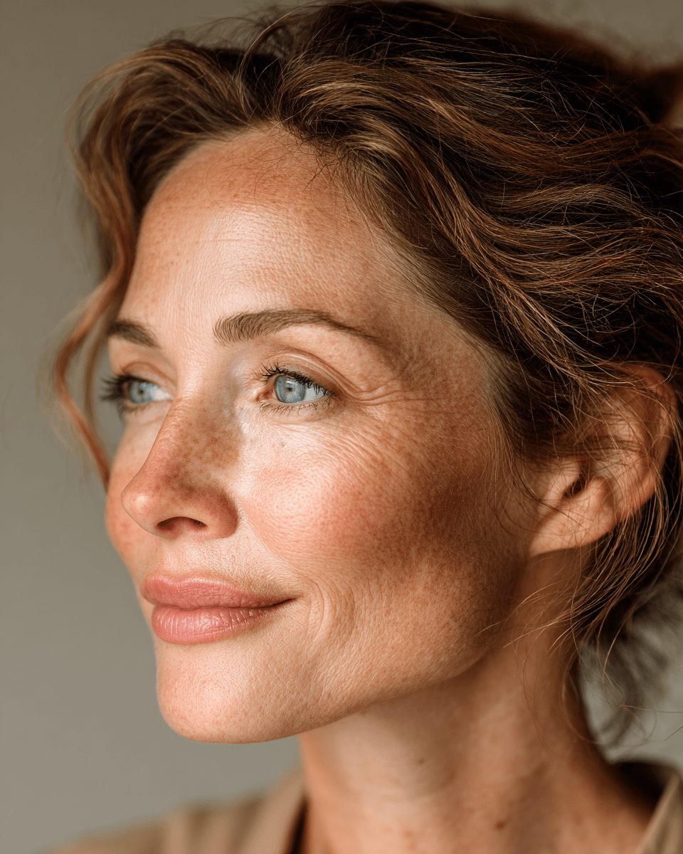 Patient in serene clinic setting